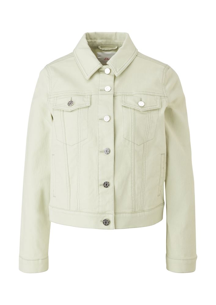 s.Oliver Denim Jacke coloured grün  S12  2109822 
