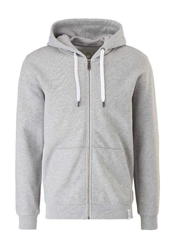 QS deigned by Sweat-Jacke grau,blau S13  2109834 