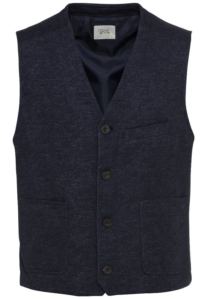 Camel Active Weste Regular blau navy S21 6E67451075 