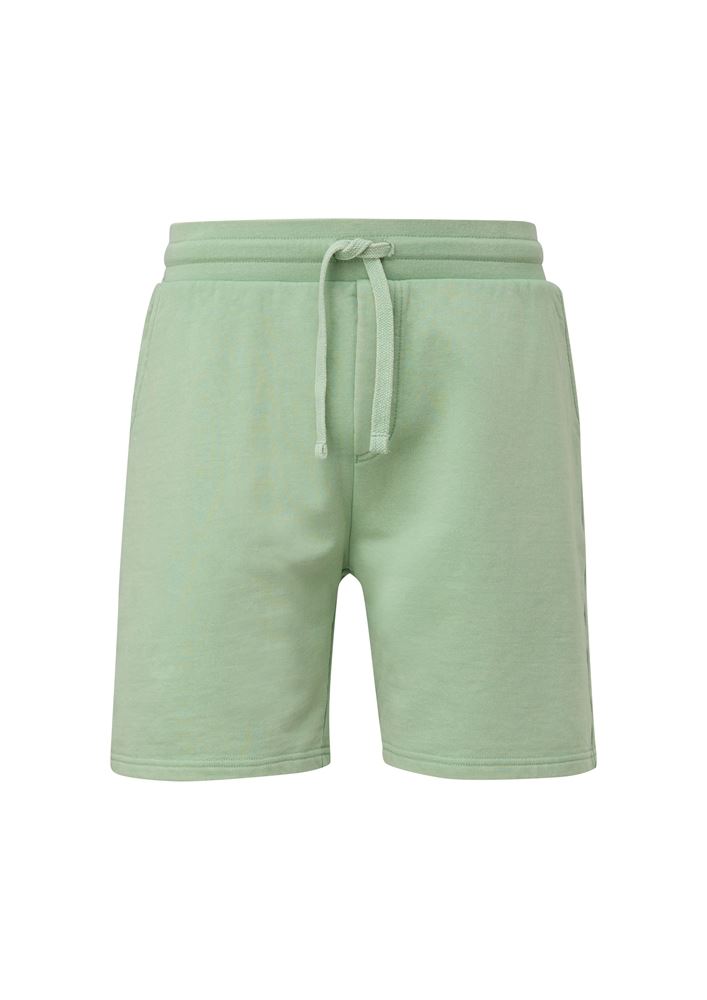QS designed by Herren Sweatshorts aus Baumwolle grün S13  2131607 