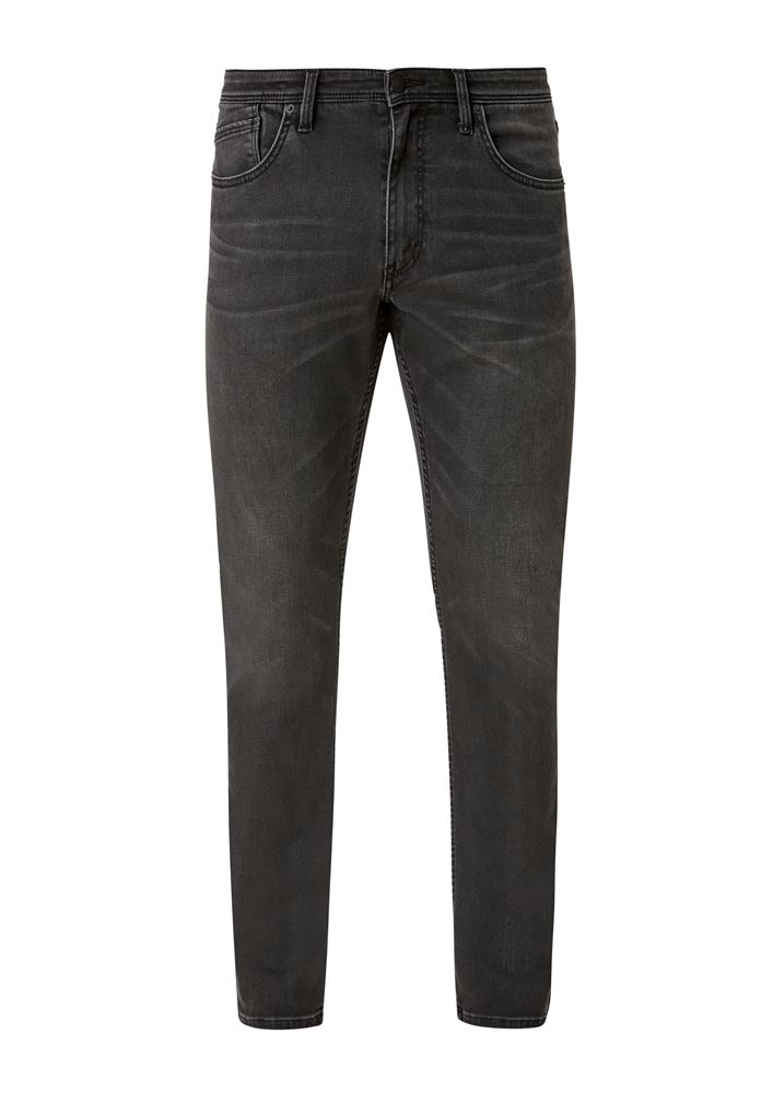 s.Oliver Herren Slim leg-Jeans KEITH schwarz S12 2109579 W31 | Black Stretched | L34