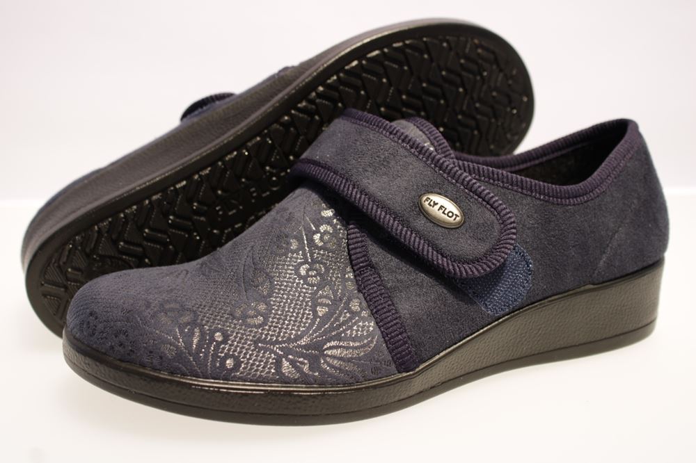 Fly Flot Hausschuhe blau 863908 42 | blau | 