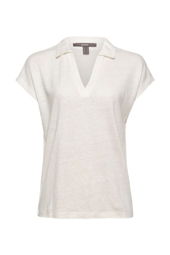 ESPRIT COLLECTION Poloshirt Leinen 041EO1K307 