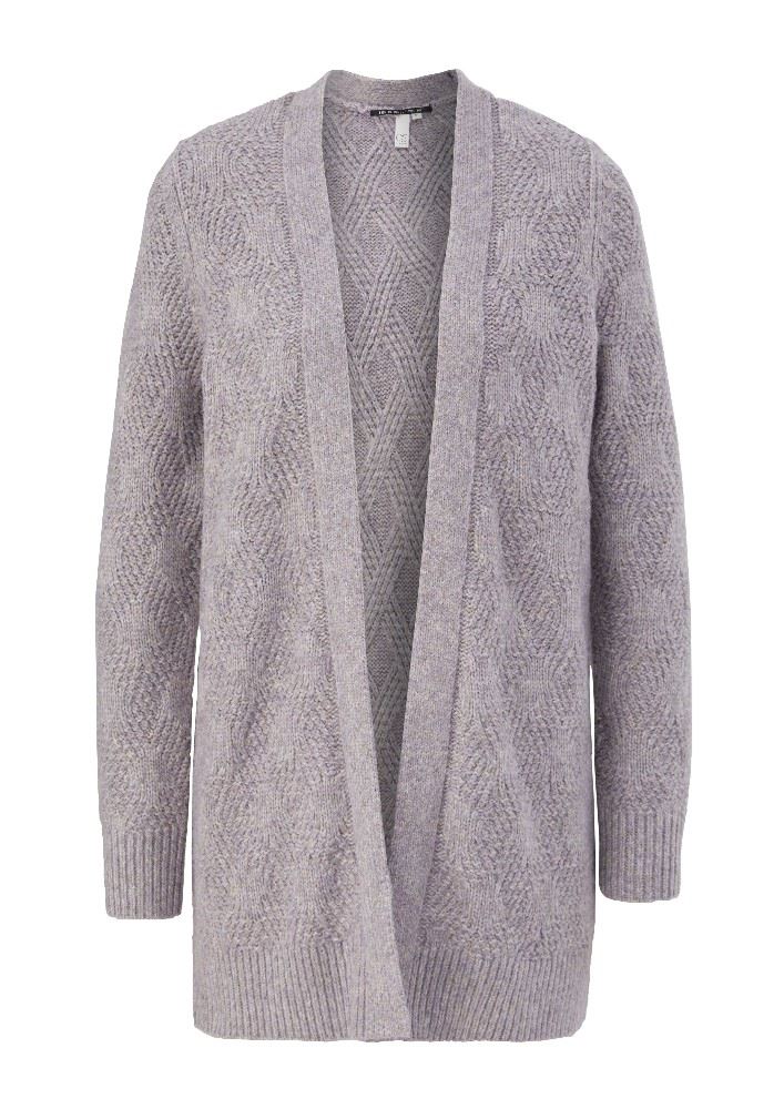 QS designed by Cardigan aus Strick lila  S13 2125119 L | 48W0 LILAC/PINK | 