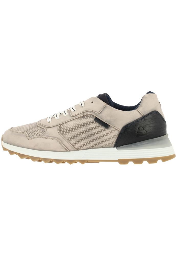 Bullboxer Herren Sneaker Leder beige S13 373K20438C 