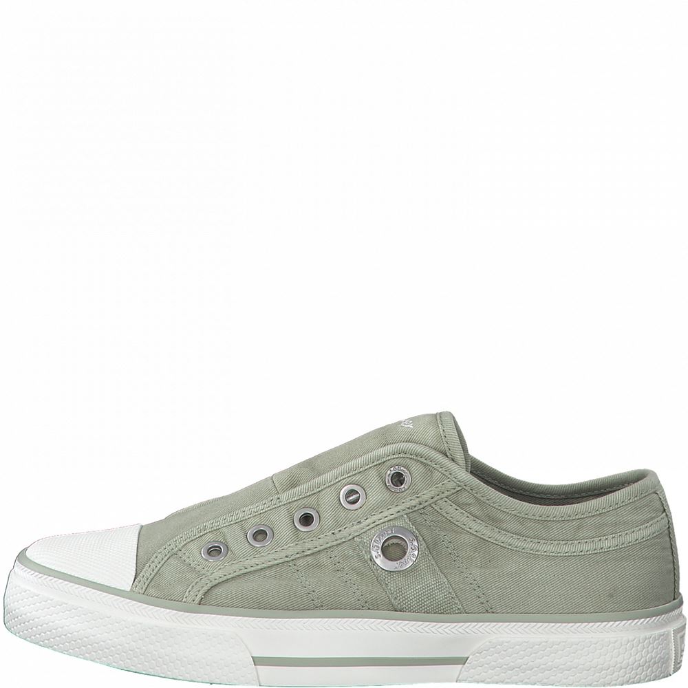 s.Oliver Damen Sneaker Low Slipper Schlupfschuh grün S12  5-5-24635-28 37 | 728 PISTACHIO | 