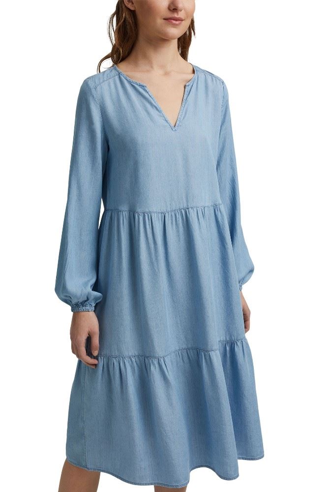 EDC Kleid Tencel Midi 031CC1E303 XL | C903 BLUE LIGHT | 