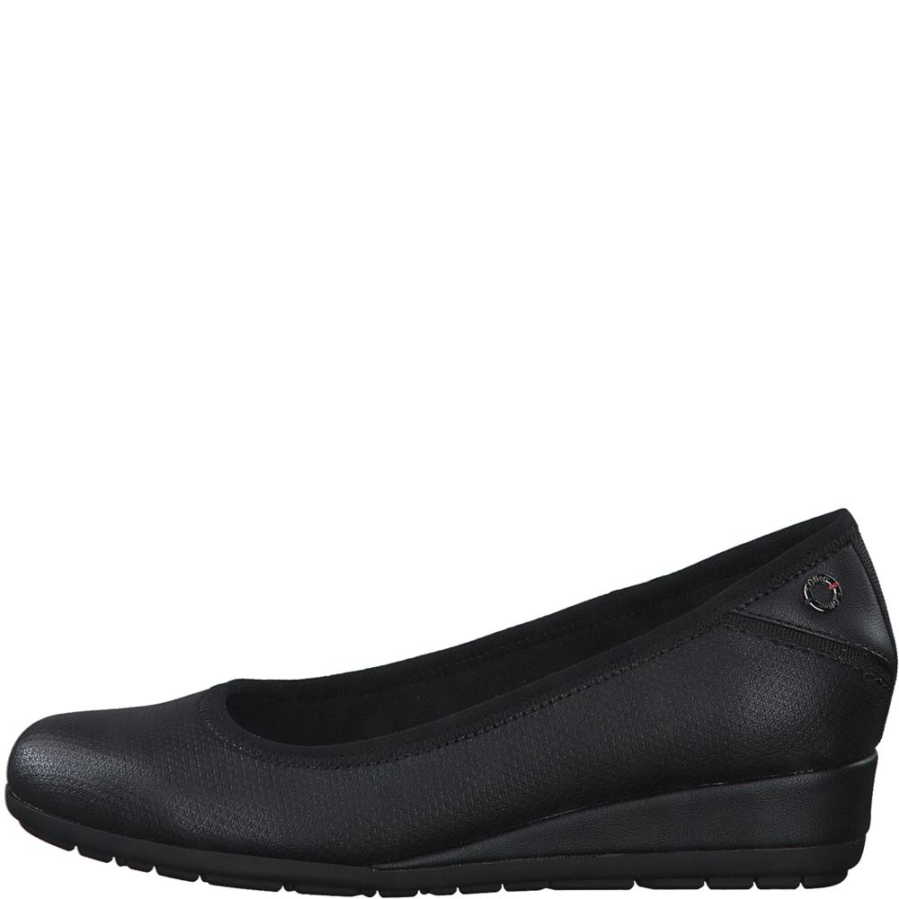 s.Oliver Damen Pumps schwarz, blau S13  5-5-22302-20 