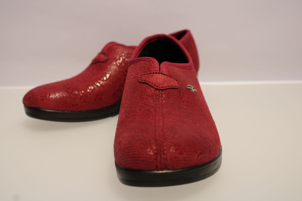 Fly Flot Hausschuh rot 863907 36 | bordo | 