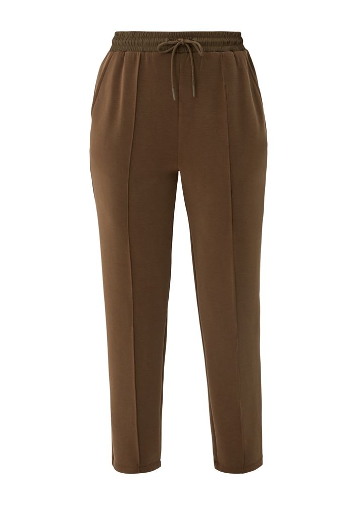 s.Oliver Jogpants mit Ziernaht grau, oliv grün S22  2121610 40 | 9999 GREY/BLACK | 