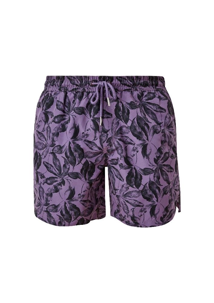 s.Oliver Herren Badehose Netzfutter gemustert lila,blau S12 2114122 XL | 47A0 purple AOP | 
