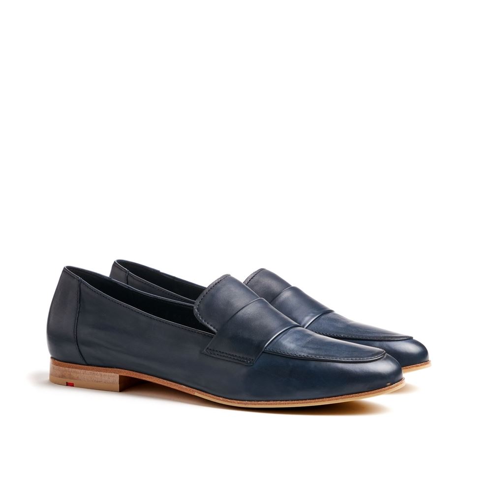 Lloyd Damen Slipper BEA dunkelblau Glattleder S13  11-735-08 