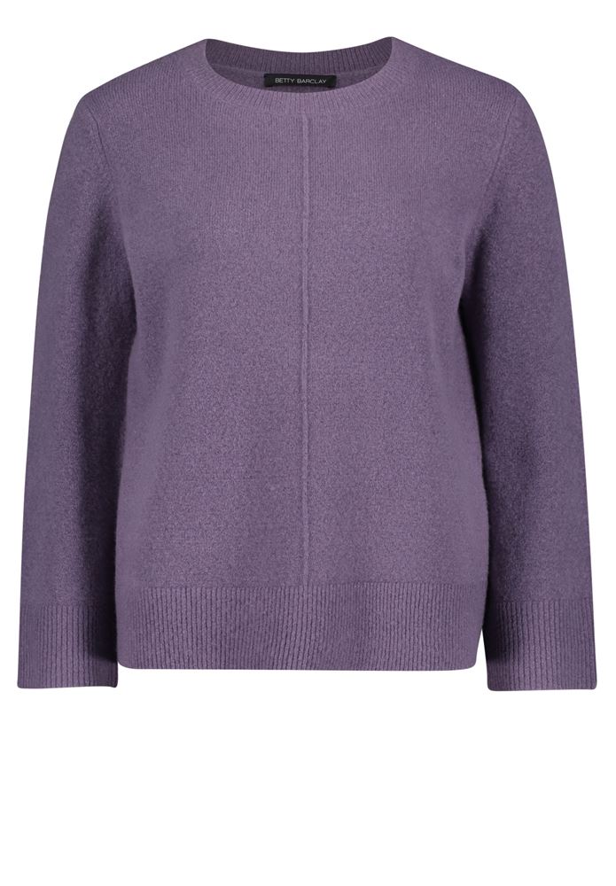 Betty Barclay Feinstrickpullover Rundhalsausschnnitt blau, lila S22 57411165 