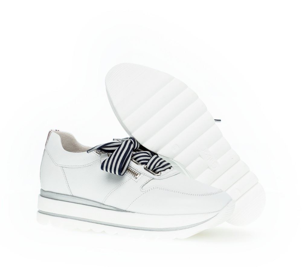 Gabor Sneaker weiß 63.412.21 6,5 | weiss/marine ko | F