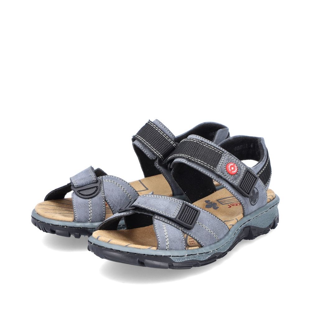 Rieker Damen Trekkingsandalen blaugrau S13  68851-14 