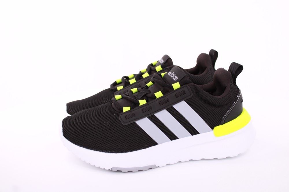 adidas Racer TR21 K Kinder Sneaker Schnürung CLOUDFOAM CBLACK/ HALSIL/ S  schwarz S12  GV7831 38,5 | CBLACK/HALSIL/S | 