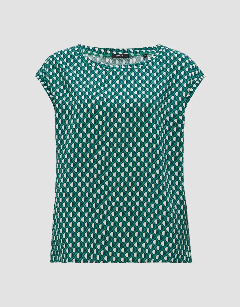 OPUS Shirtbluse Fauni 1/2 Arm Retro-Druck S13 10224211791206 
