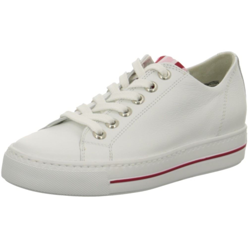 Paul Green Sneaker Schnürer Leder weiß 4779 