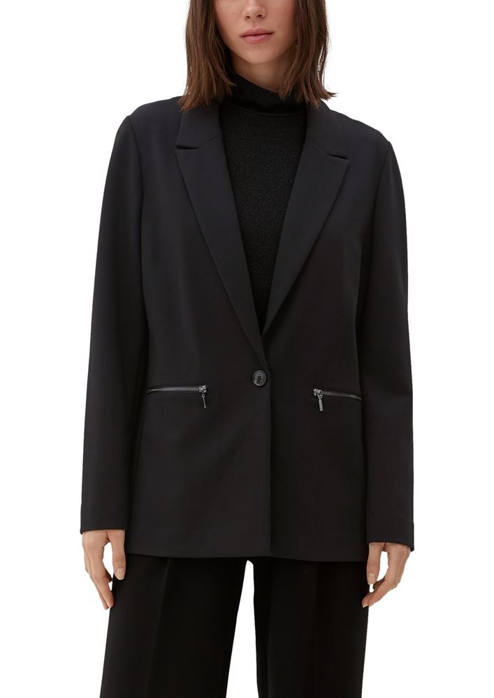 s.Oliver Blazer aus Viskosestretch S22 2127246 46 | 5659 BLUE | 