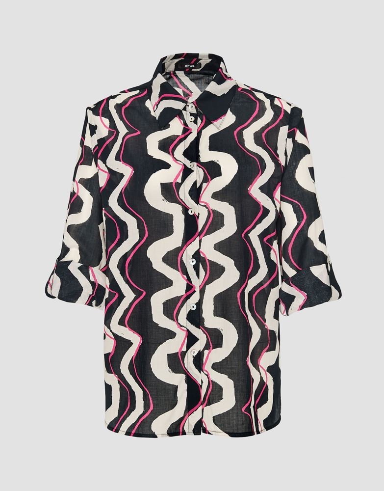 OPUS Printbluse Fumine wave S13 2454911411189 
