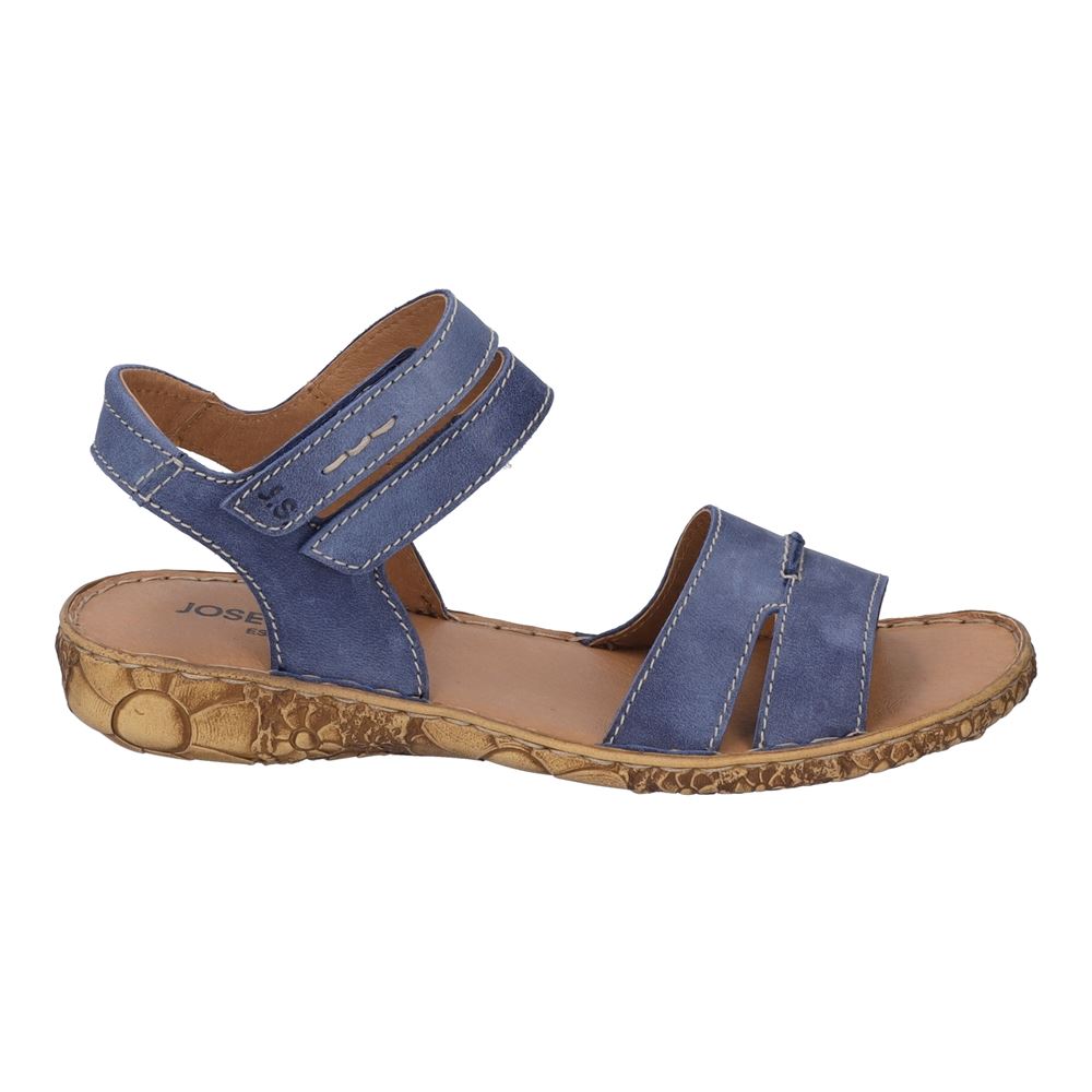 Josef Seibel Damen Sandale Rosalie 47 Leder blau S12  79547 40 | 530 ocean | 