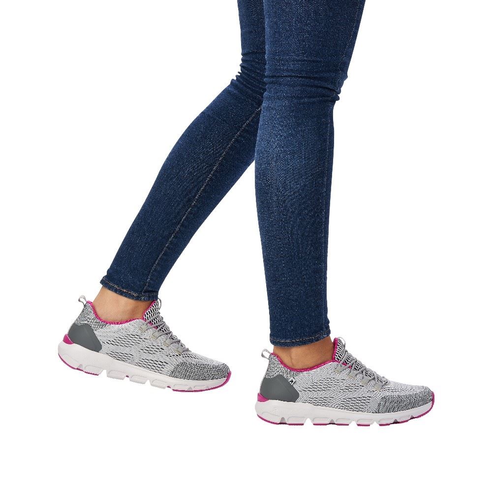 Rieker R- Evolution Sneaker Low Damen grau S12 40403-40 38 | cement-blei/dus | F