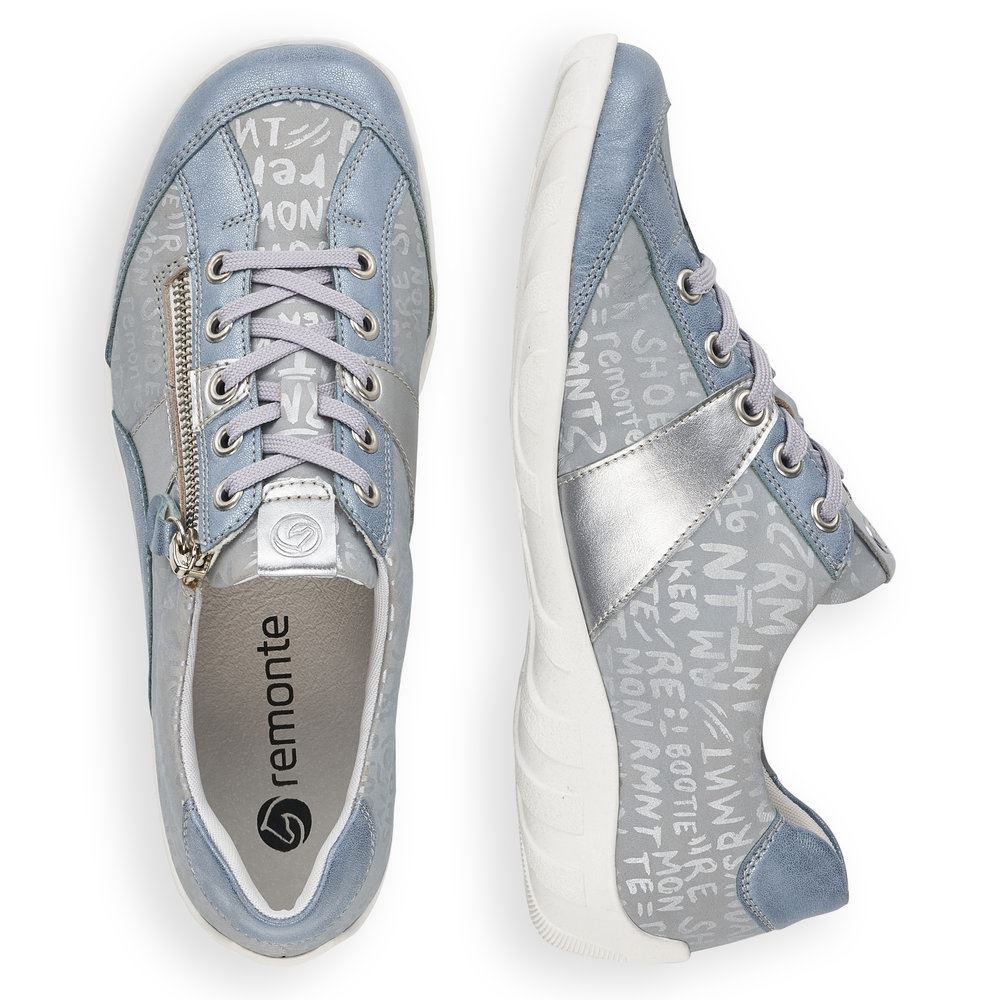 Remonte Schnürschuhe himmelblau S13 R3403-14 