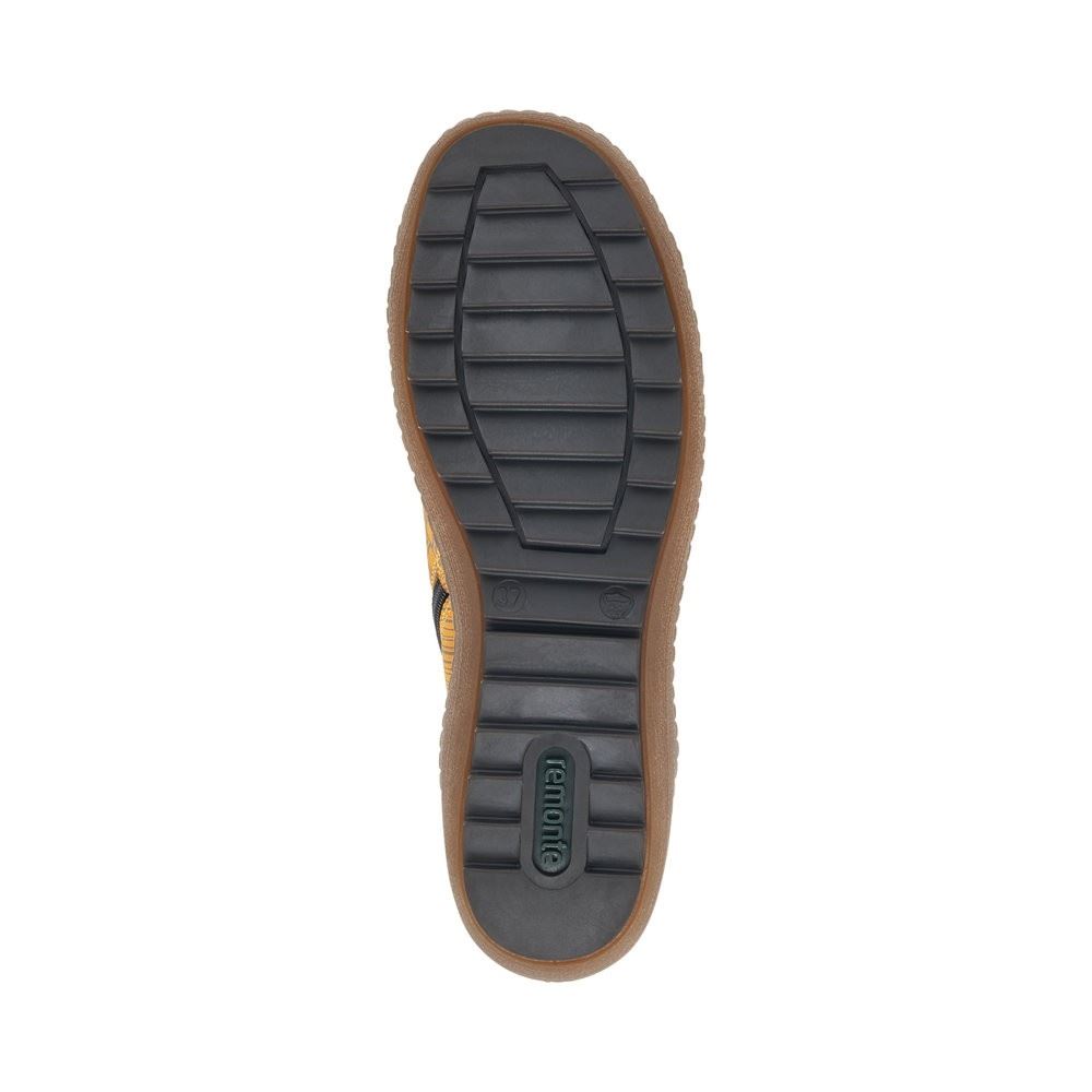 Remonte Schnürstiefel Reißverschluss Wechselfußbett gelb S21 R1499-68 