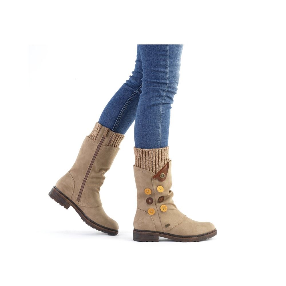Rieker Antistress Stiefel TEX- Membran braun S22 94781-64 39 | fango/ocker/bro | F