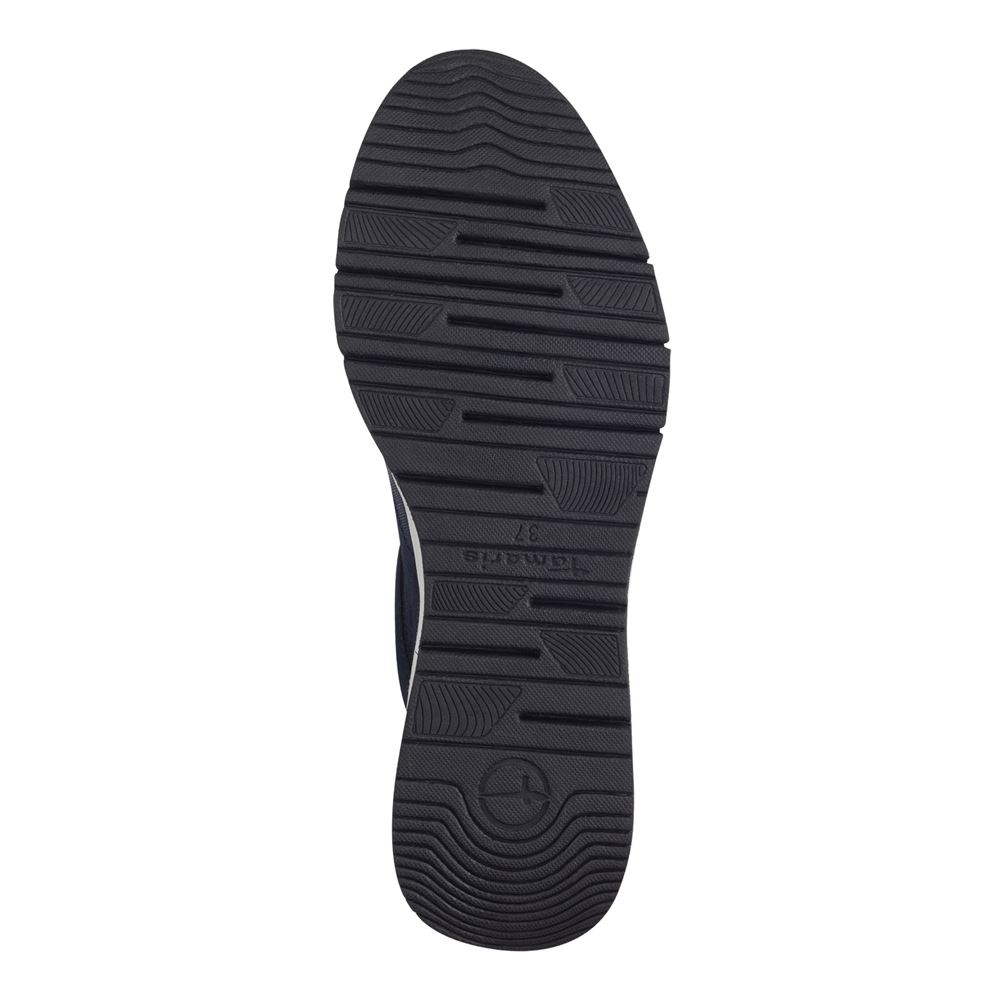 Tamaris Sneaker Keilabsatz Wechselfußbettbeige, blau S13 1-1-23702-20 40 | 890 NAVY COMB | 