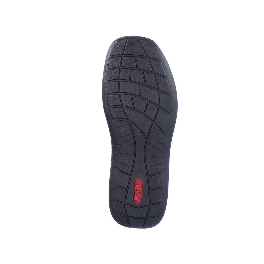 Rieker Herren Slipper  Leder schwarz  S13  03069-00 
