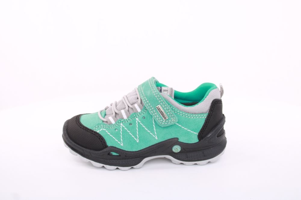 Imac Kinder Outdoor- Sneaker Halbschuh TEX- Membran Klettverschluss grau, grün S13  381918 
