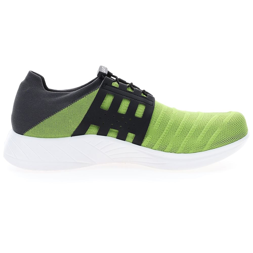 UYN 3D RIBS TUNE Damen Schuh Sneaker Merinowolle grün, rot S13  Y100052-93 