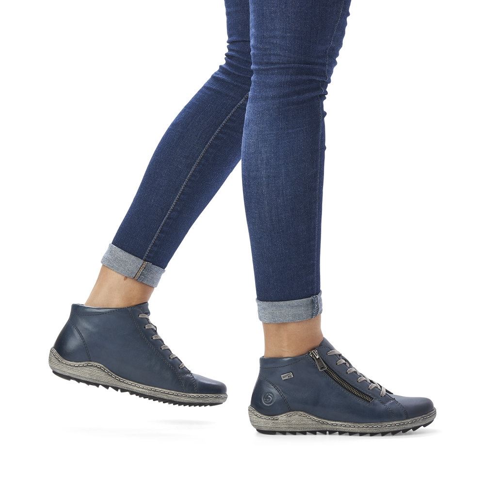 Remonte Sneaker Schnürschuh TEX- Membran blau S21 R1470-14 