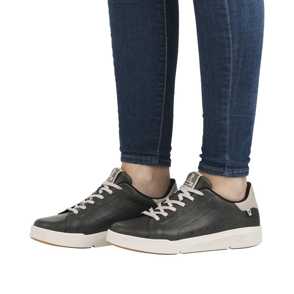 Rieker EVOLUTION Damen Sneaker khaki grey S23  41902-52 