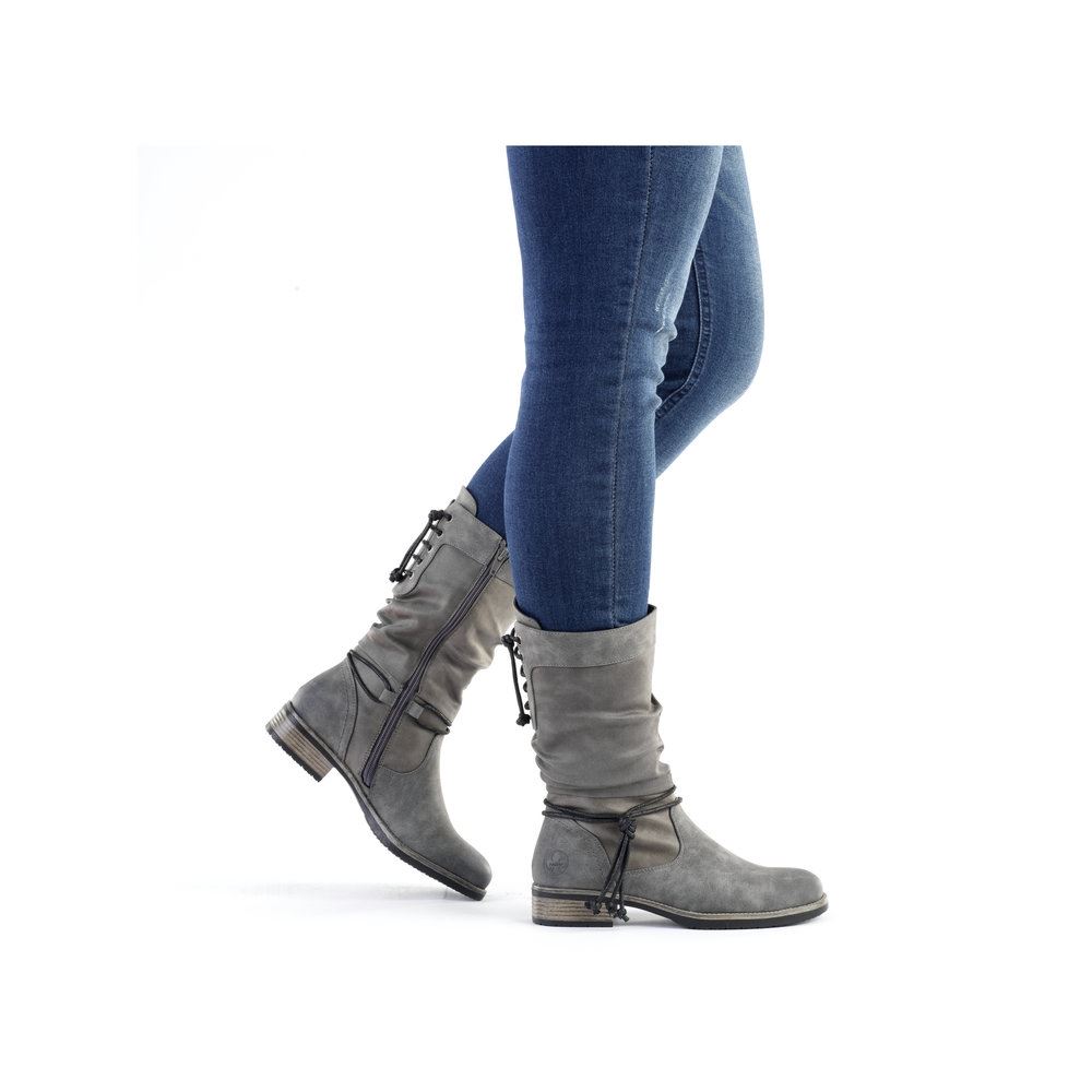 Rieker Antistress Stiefel grau S21 98873-45 39 | smoke/smoke | F