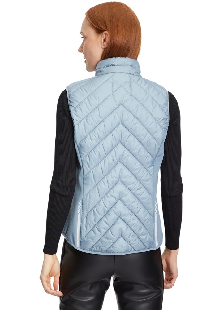 Betty Barclay Steppweste zweiwege Reißverschluss Polyesterfüllung beige, blau, schwarz S22 73412908 