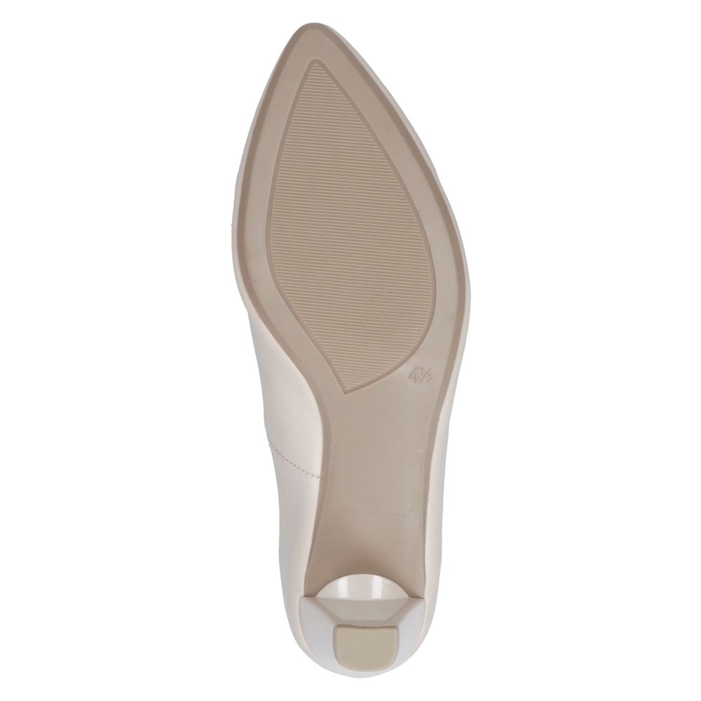 Caprice klassischer Pumps Leder G- Weite schwarz beige S12  9-9-22400-28 