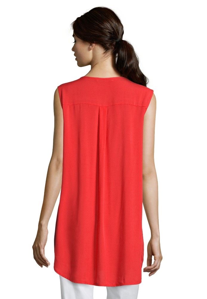Betty Barclay Bluse Top weiß rot 60202587 