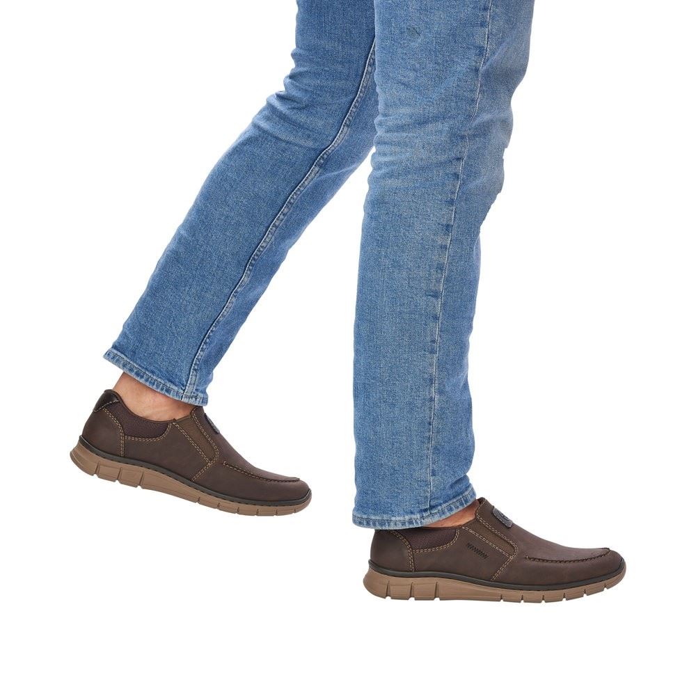 Rieker Antistress Herren Slipper sportlich braun S22 B7756-26 
