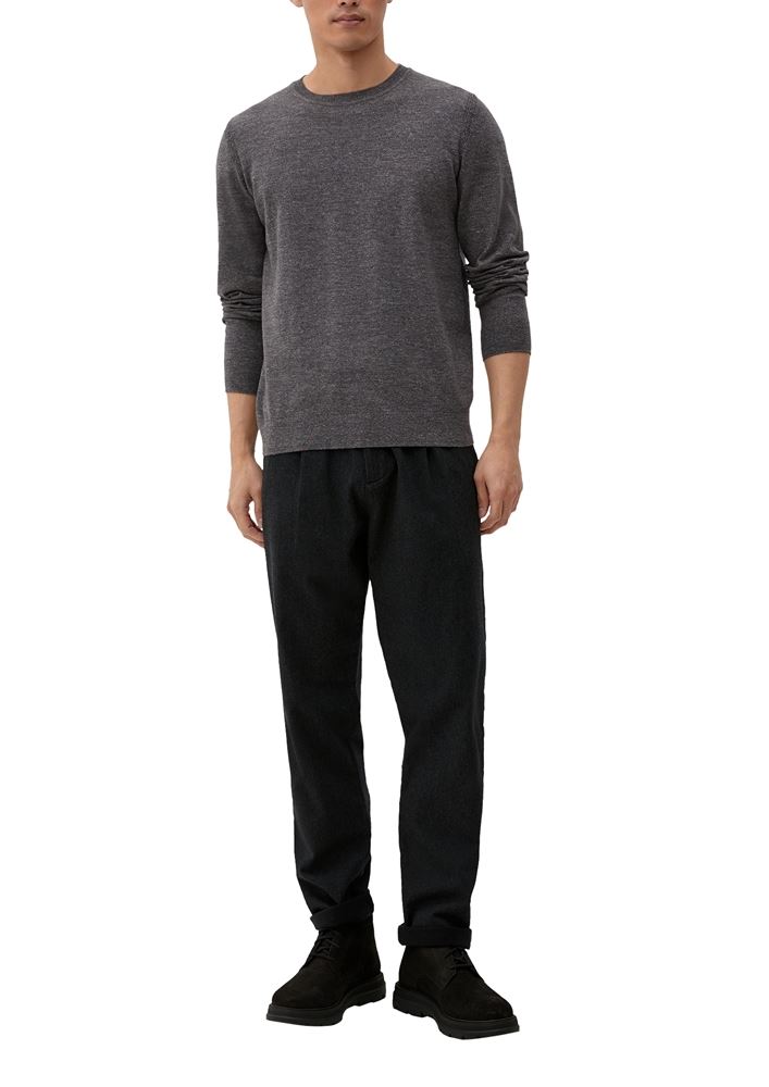 s.Oliver Strickpullover in melierter Optik S22 2124527 XL | 01W1 WHITE | 