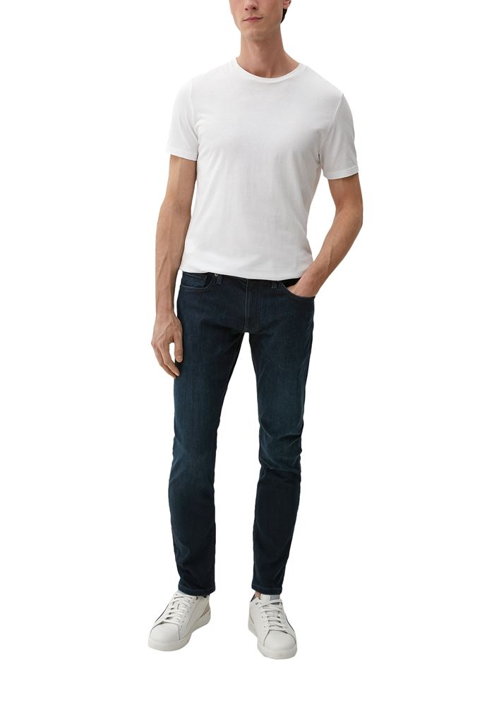s.Oliver Herre Slim: 5-Pocket-Jeans aus Hyperstretch blau S13 2126738 