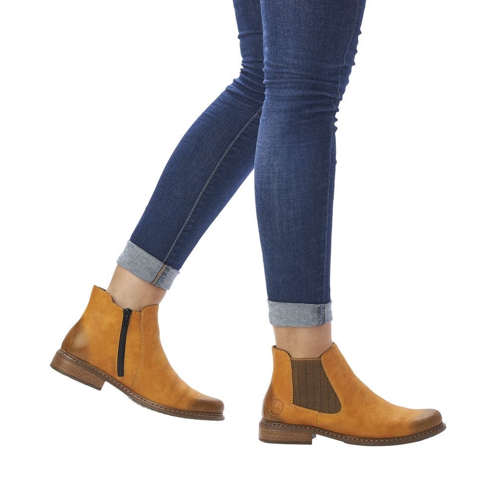 Rieker Antistress Stiefelette gelb S21  Z4994-68 36 | honig/mustard | F