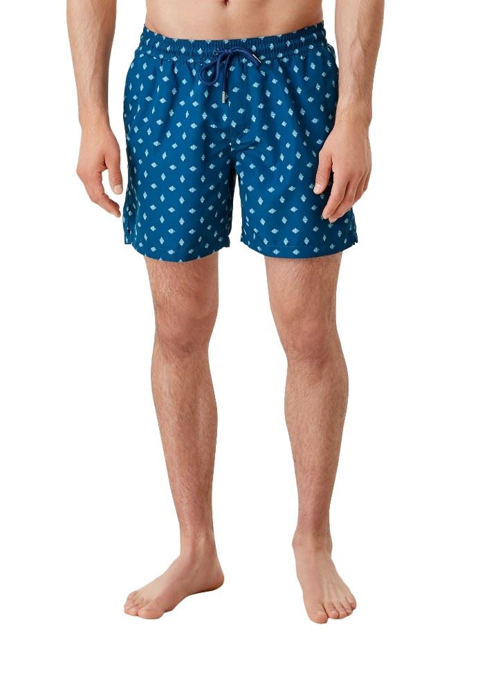 s.Oliver Herren Badehose Netzfutter gemustert lila,blau S12 2114122 XL | 47A0 purple AOP | 