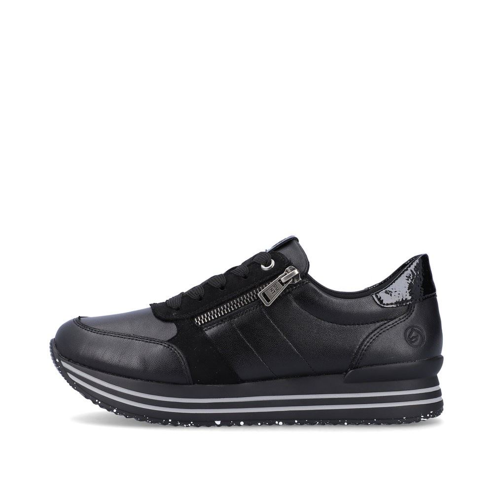 Remonte Sneaker Reißverschluss schwarz S13 D1316-02 38 | schwarz/schwarz | G