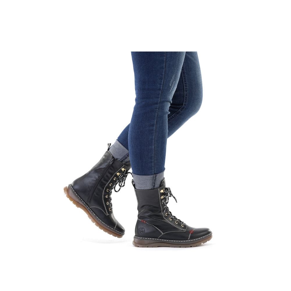 Rieker Antistress Schnürboots schwarz S21  Z2044-00 38 | black | F