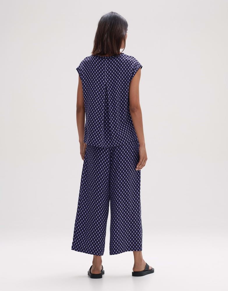 OPUS Shirtbluse Fauni 1/2 Arm Retro-Druck S13 10224211791206 