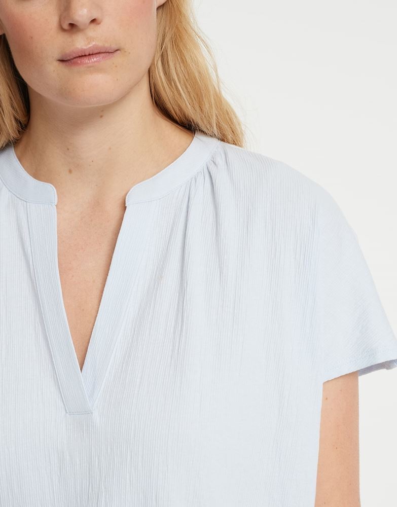 OPUS Shirt Skirius beige blau S12  10038410406122 