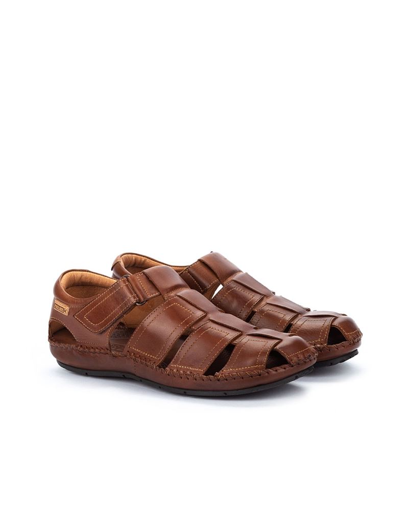Pikolinos Sandale Klettverschluß braun  06J-5433 