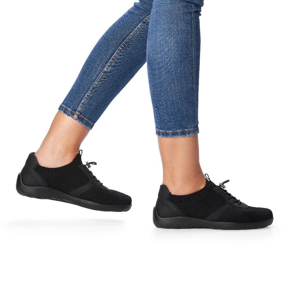 Remonte Sneaker Schnürer rose/dunkelblau/schwarz R3511 